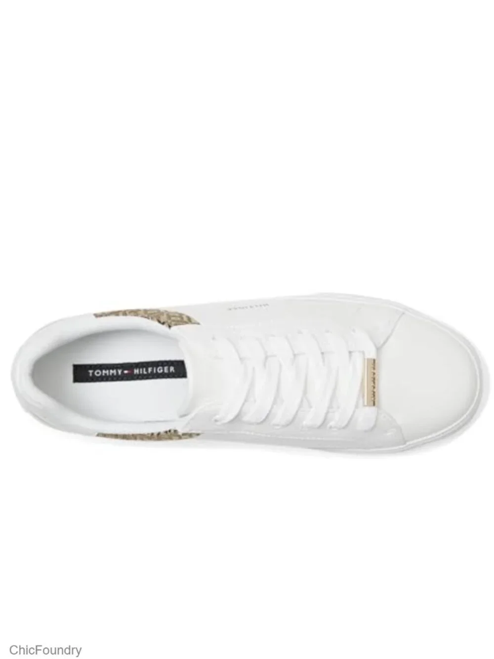 Tommy Hilfiger Women's Lorio Sneaker - Leather Lace-Up Athletic Shoes